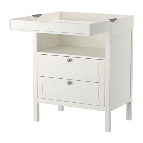 Change table - SUNDVIK Changing table/chest, white
