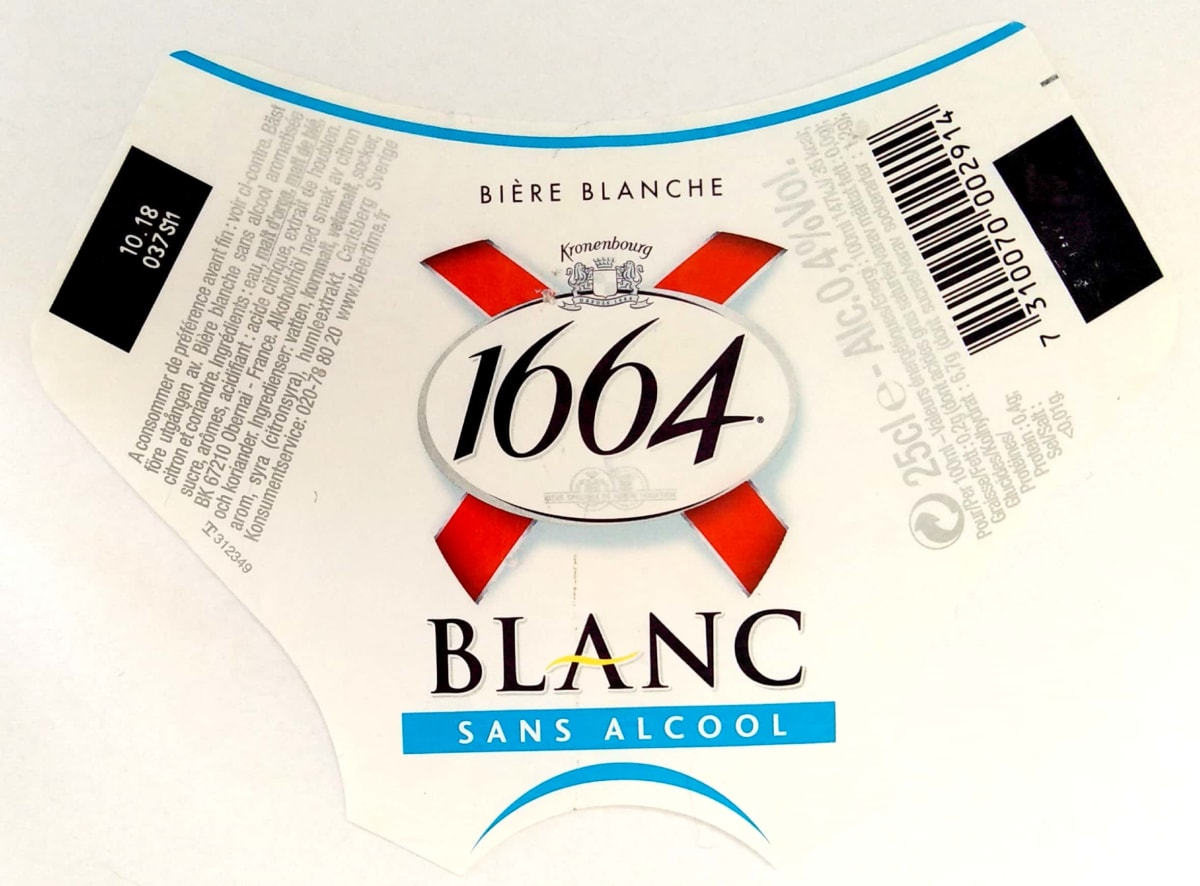 Kronenbourg 1664 Blanc Sans Alcool