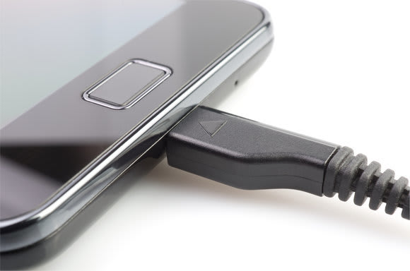 Mobile phone and charger