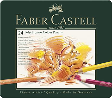 Faber-Castel 24 Piece Polychromous Colored Pencil Set