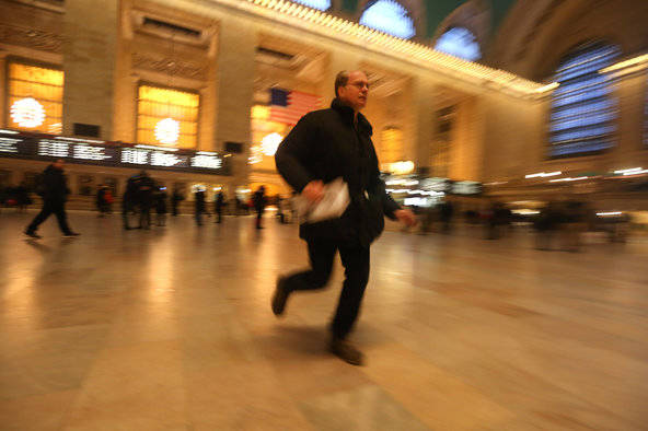 Catch a train at the Grand Central Terminal