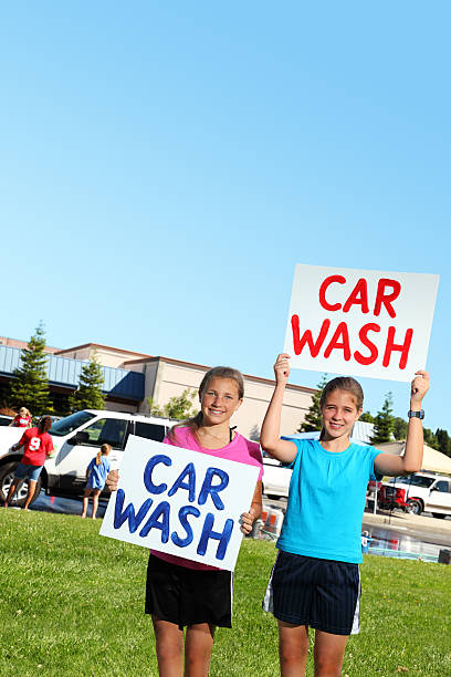 Participate in a charity car wash