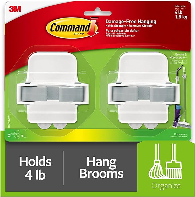 Broom & Mop Organizer
