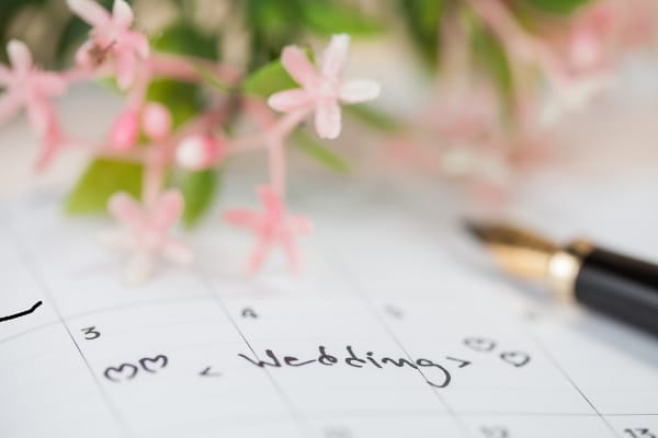 Pick a date and make decision on the time of wedding