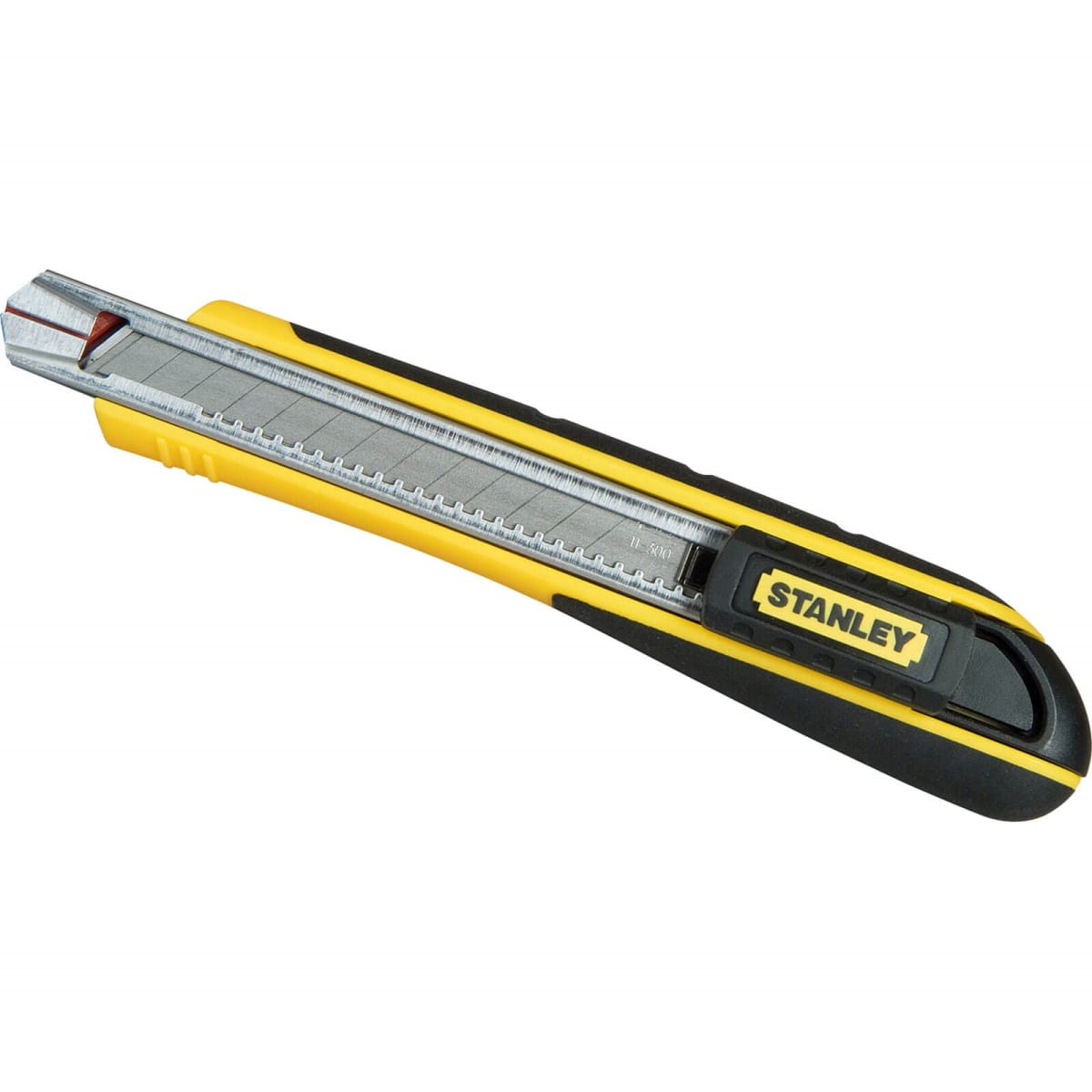 Utility knife with snap-off blades