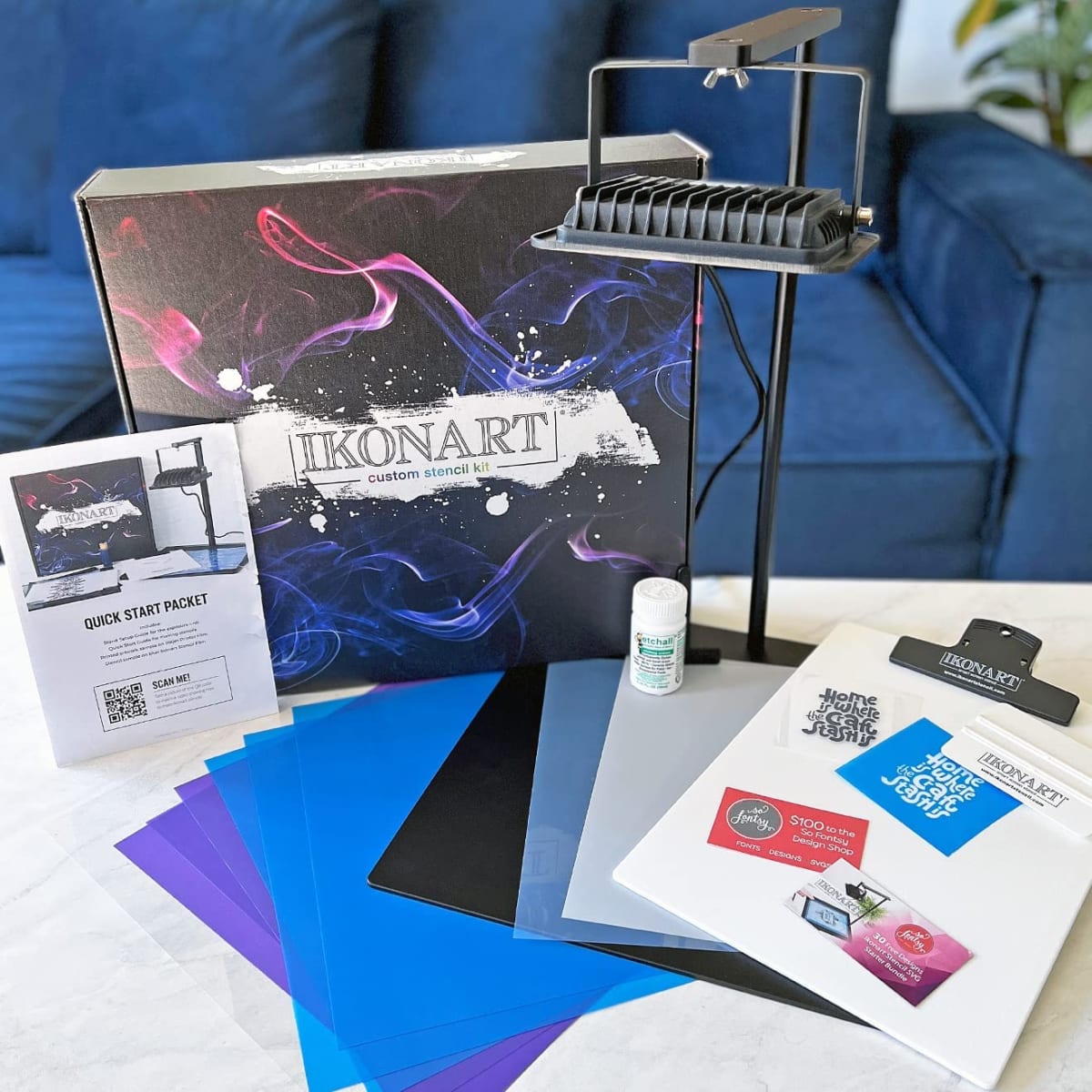 DIY Screen Printing Kit with Etchall and SVG Artwork Bundle