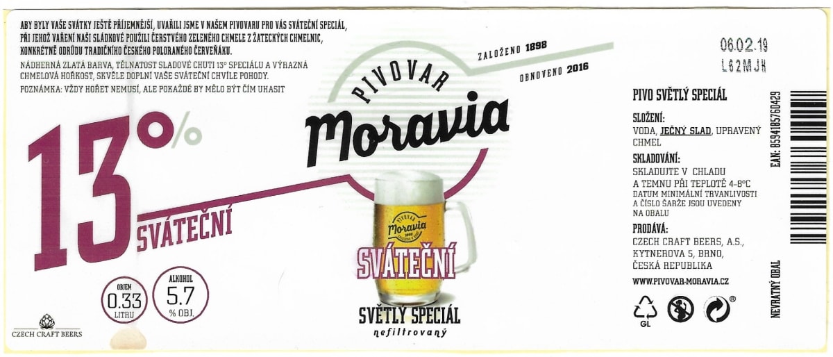 Moravia Sváteční světlý speciál 13