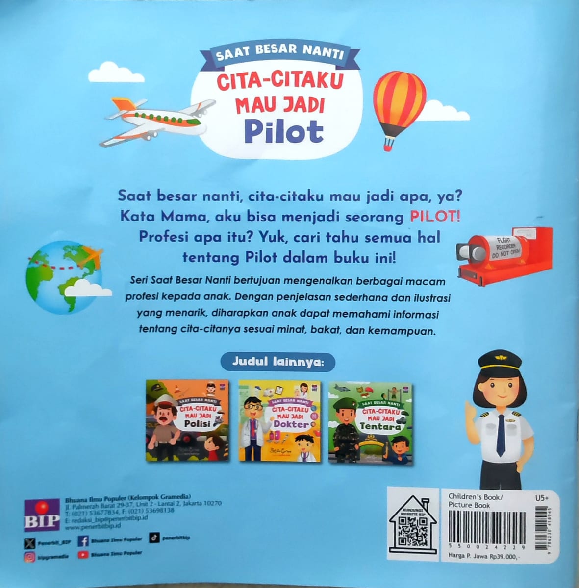 Saat Besar Nanti Cita-Citaku Mau Jadi Pilot