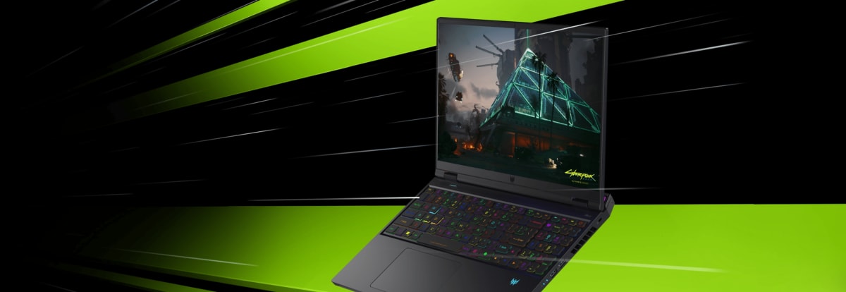 Acer Predator Helios 16, i7-14700HX, RTX 4070, 16 GB DDR5-5600, 1 TB SSD, QHD+ 240 Hz