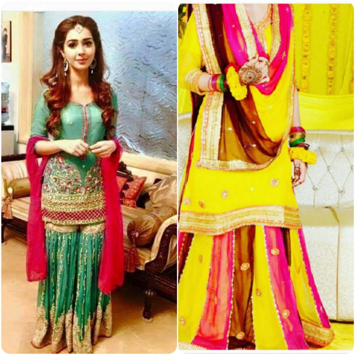 Choose pre-wedding function outfits