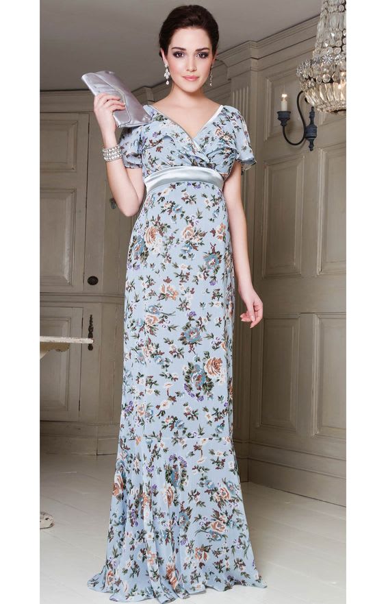 Elegant patterned Maxi Dress