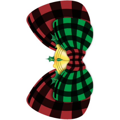 Cozy Flannel Bow Wings