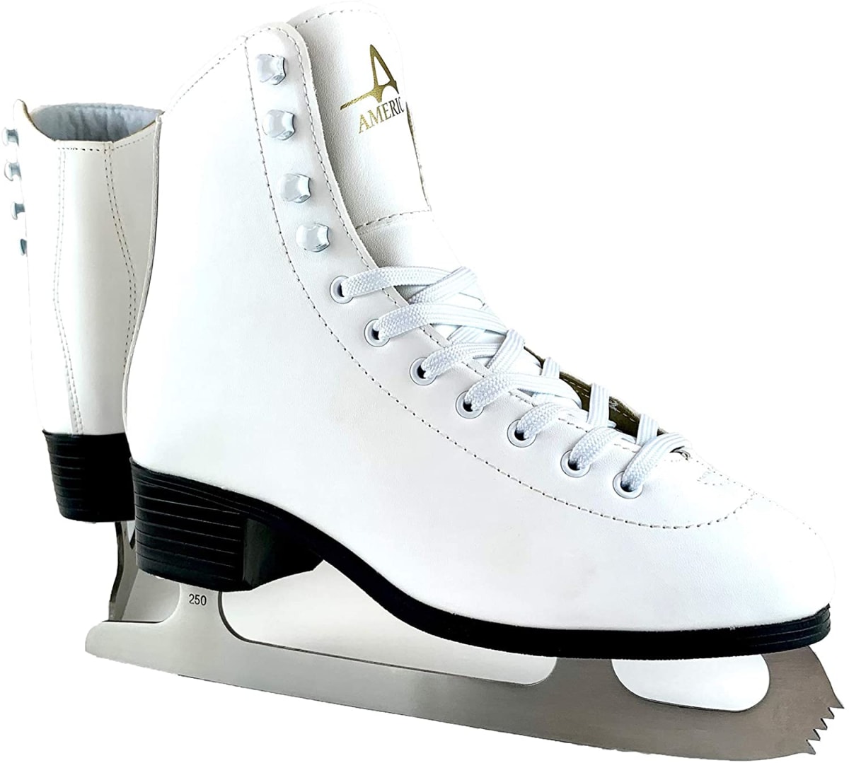 American Athletic Shoe Women's Tricot Lined Ice Skates