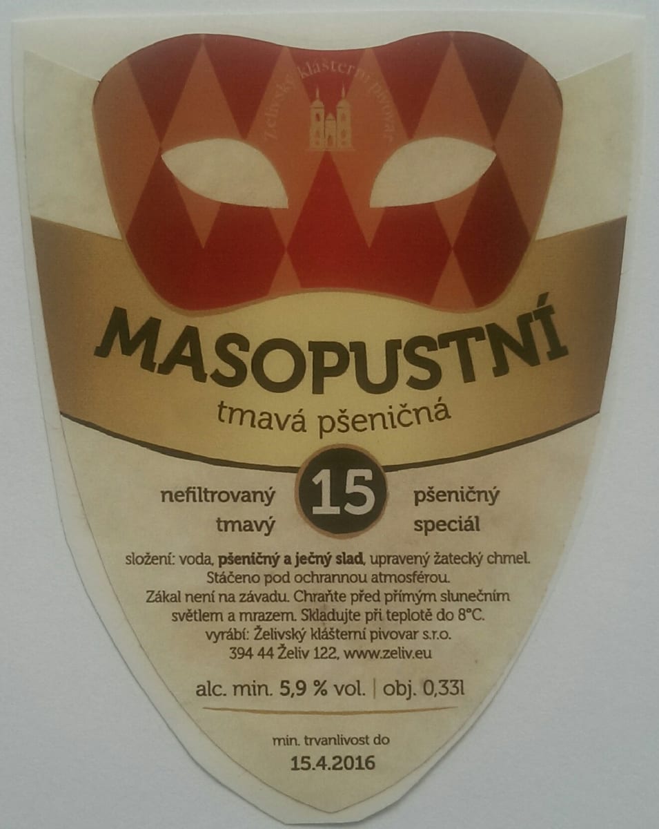 Želivské klášterní Masopustní Etk. A