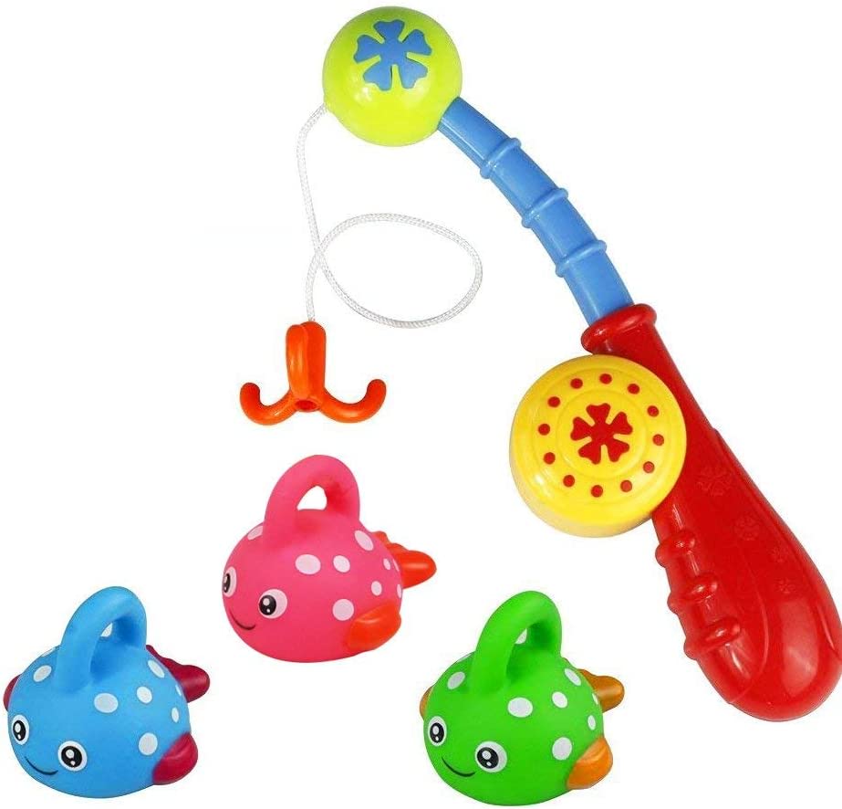 Baby Bath Toys for Toddlers 1-3 Bathtub Water Toy Shower Floating Fishing Games Kids Party Birthday for Boys Girls