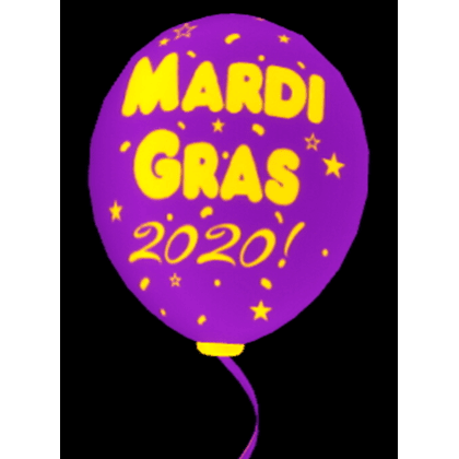 Mardi Gras 2020 Balloon