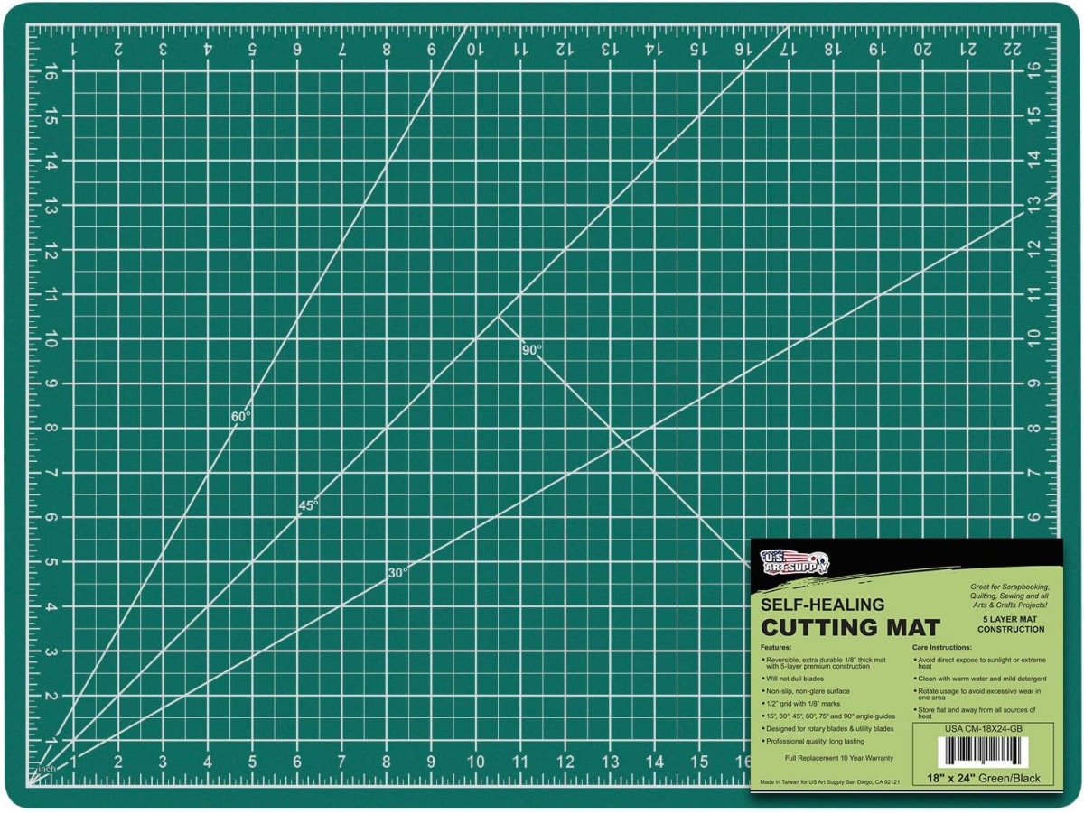 Professional Self Healing 5-Ply Double Sided Durable Non-Slip Cutting Mat