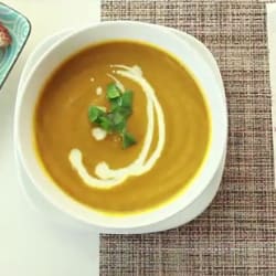 Coriander and Carrot Soup