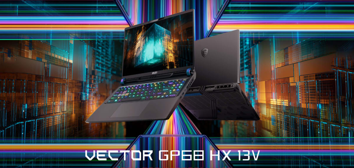 MSI Vector GP68, i9-13950HX, RTX 4080, 16 GB DDR5-4800, 1 TB SSD, FHD+ 144 hz 45% NTSC