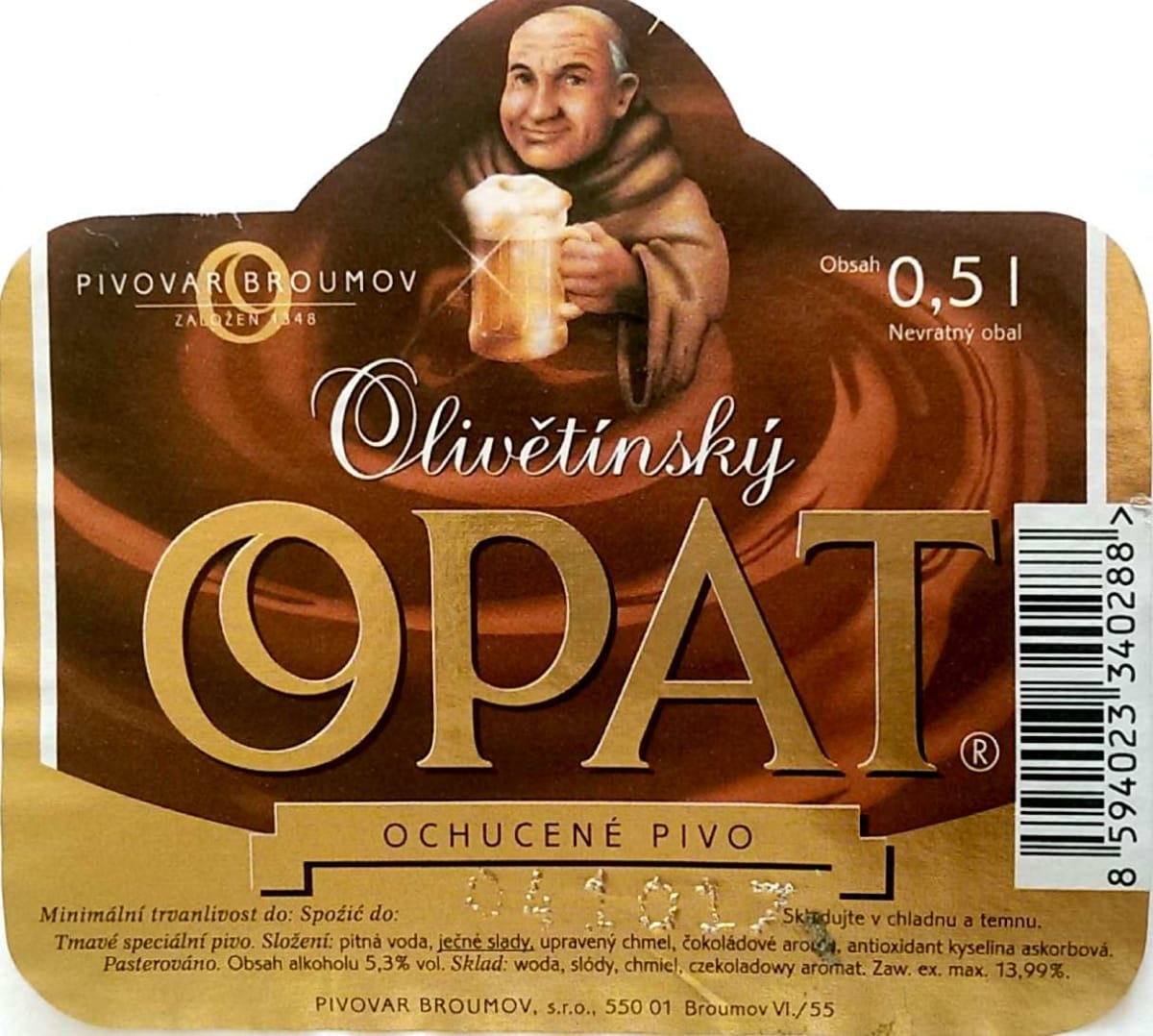 Olivetinsky Opat Ochucene pivo