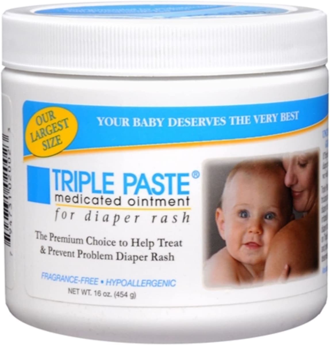 Diaper Rash Cream, Hypoallergenic Medicated Ointment for Babies