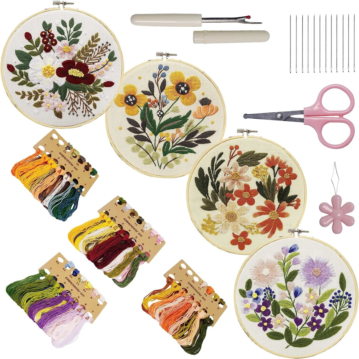 Embroidery Kit for Art Craft Handy Sewing