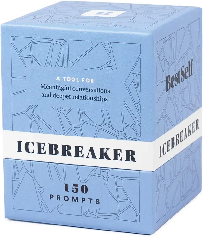 Conversation Starter Icebreaker Deck by BestSelf ― Powerful Conversation Cards Tool to Establish and Strengthen Relationships by Cultivating Open Engaging and Meaningful Interactions