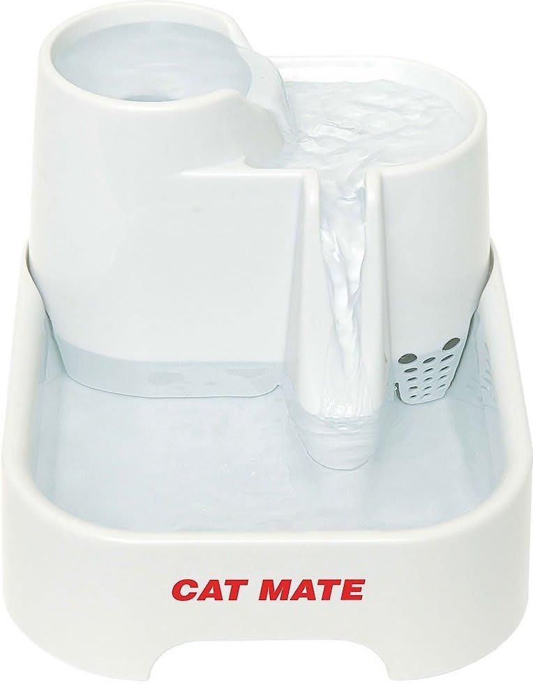 Cat Mate Plastic Dog & Cat Fountain, 67.6-oz