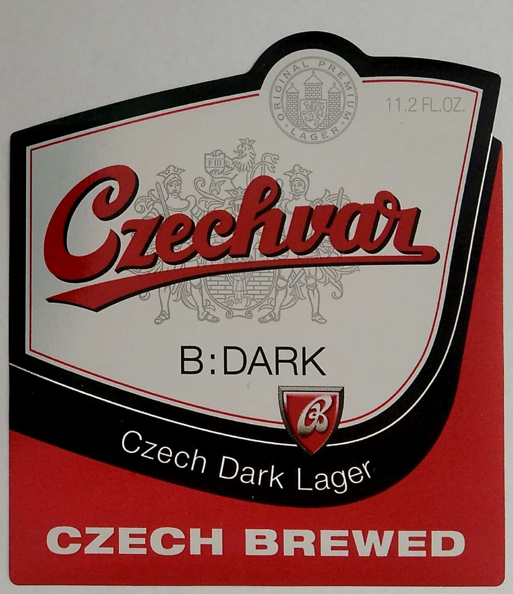 Budweiser Budvar B DARK Czech Dark Lager 11.2fl.oz. Czech brewed Etk. A