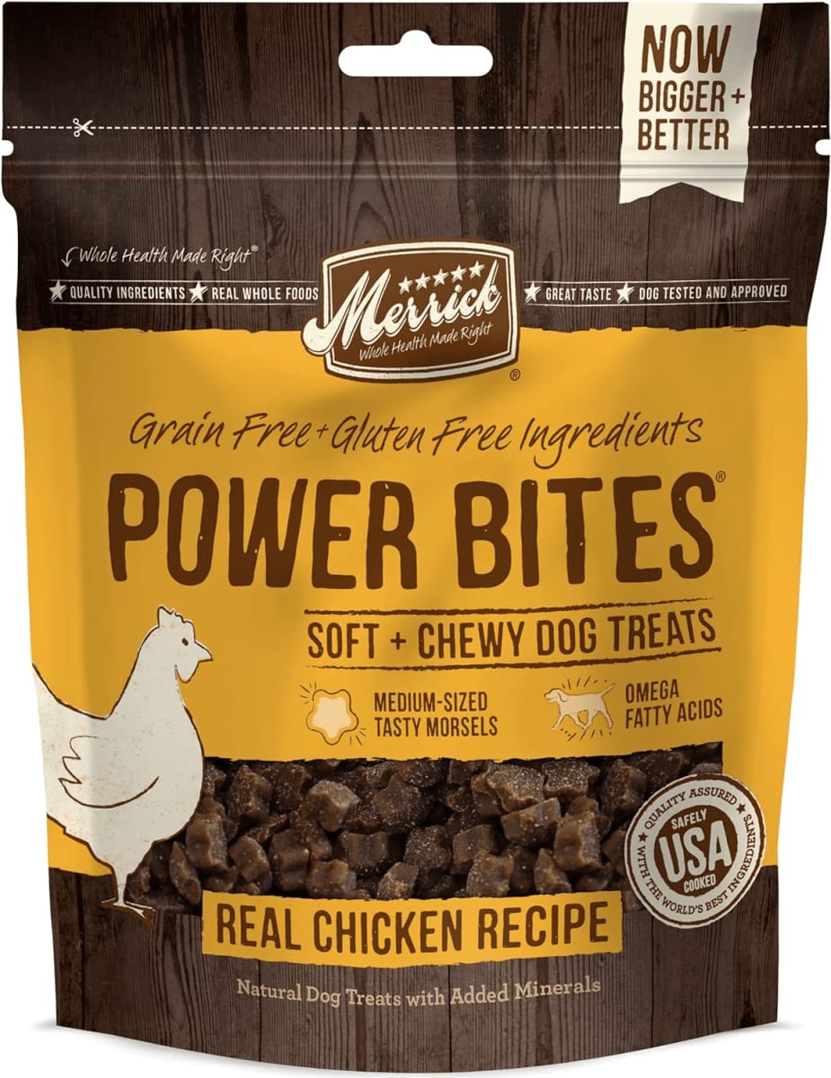 Merrick Power Bites Real Texas Beef Recipe Treats