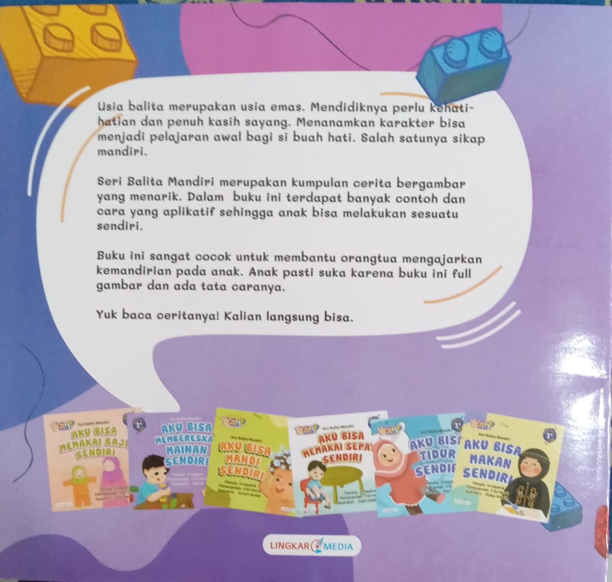 Aku Bisa Membereskan Mainan Sendiri
