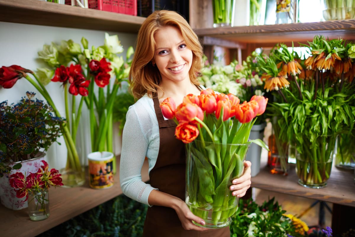 Research florists and book them in advance because florists are very in demand during spring