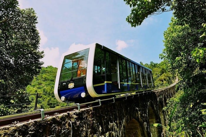 Take a train or hike up Penang Hill