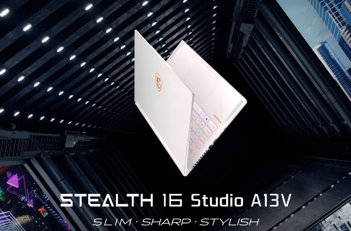 MSI Stealth 16 Studio, i7-13700H, RTX 4060, 16 GB DDR5-5200, 1 TB SSD, QHD+ 240 hz