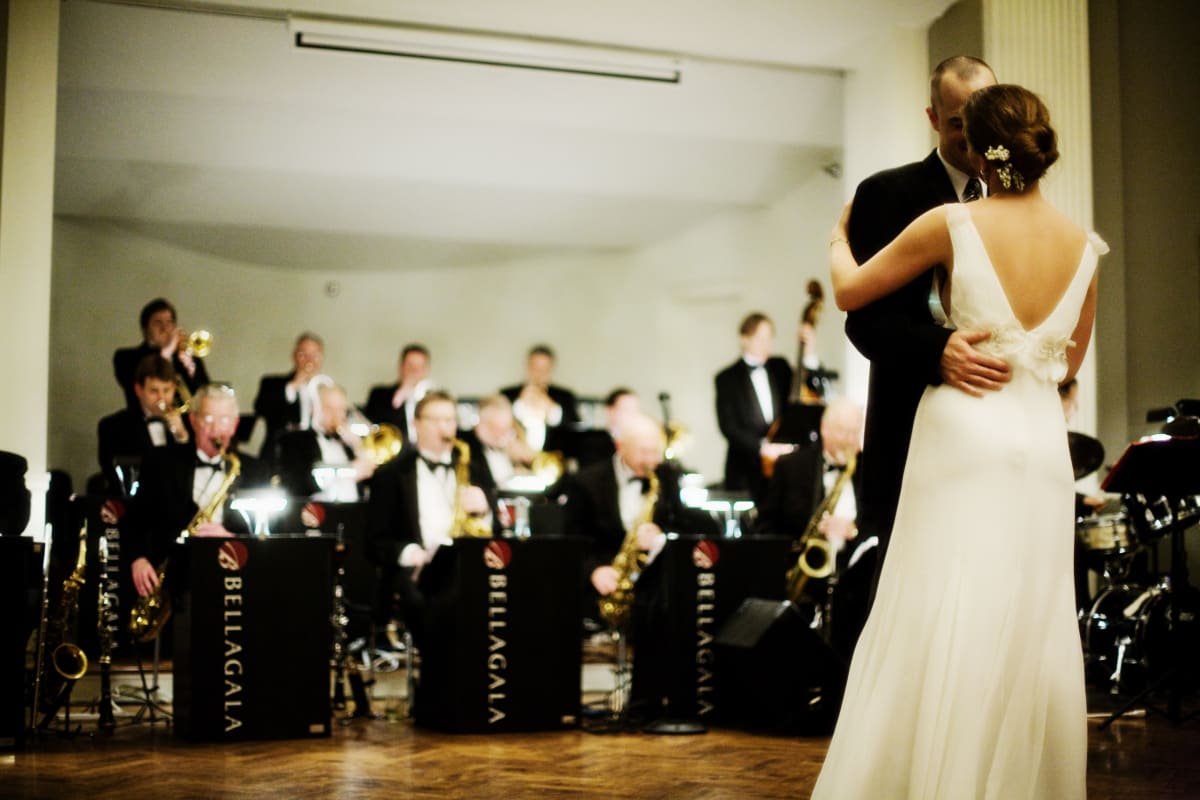 Decide what type of entertainment you want. A pianist for the cocktail hour, strolling violinists, a DJ or band?