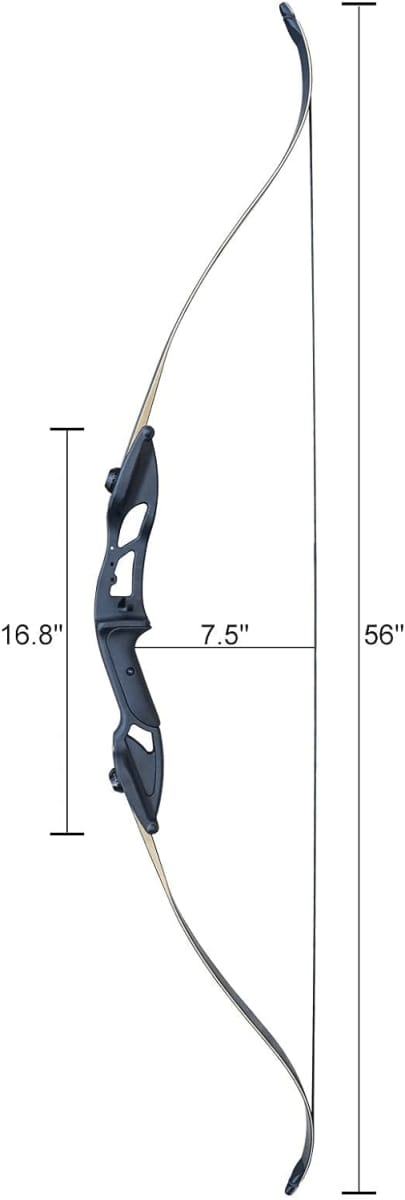 D&Q Archery Recurve Bow and Arrow Set for Adults