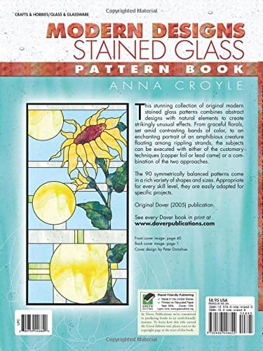 Modern Stained Glass Pattern Book