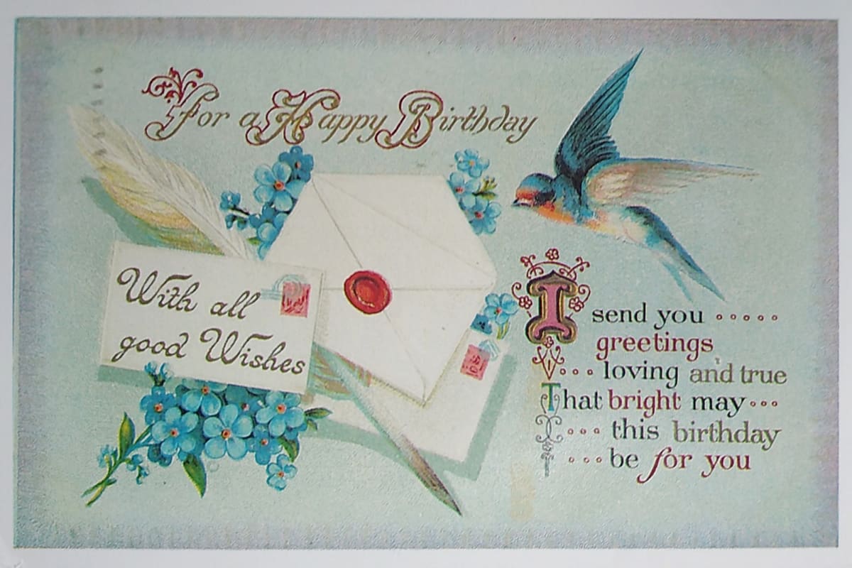 Good Old Days Birthday Message