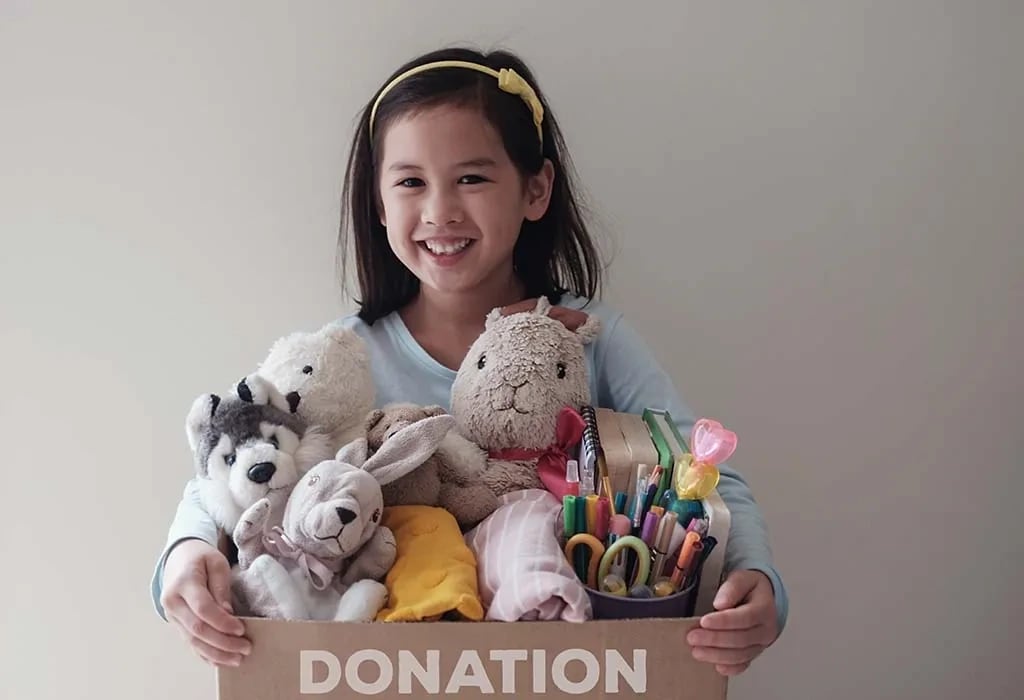 Donate toys to a children's hospital