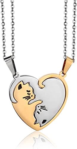 Puzzle Friendship Pendant Necklaces