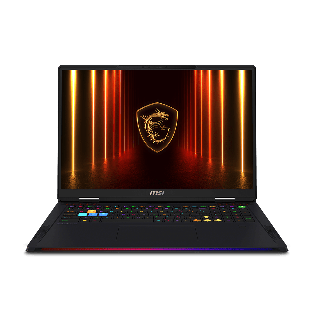 MSI Raider A18 HX AI, Ryzen 9-9955HX3D, RTX 5090, 64 GB DDR5-6400, 2 TB SSD, UHD+ 120 Hz Mini-LED
