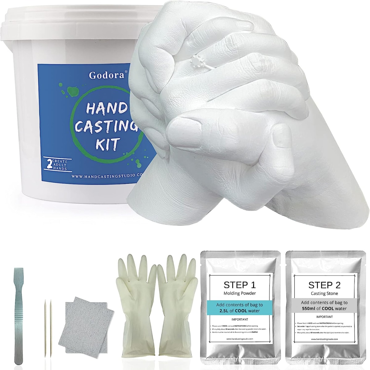 Plaster Hand Mold Casting Kit