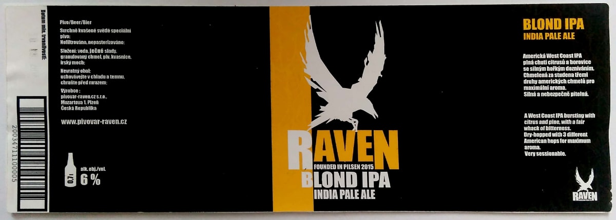 Raven Blond IPA 0.7