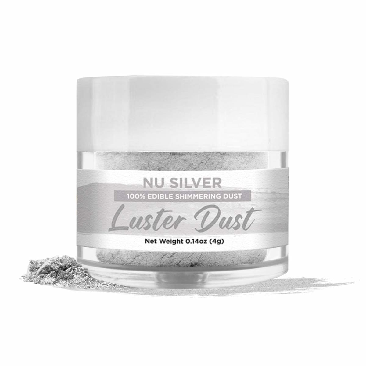 Edible Luster Dust & Paint - Nu Silver