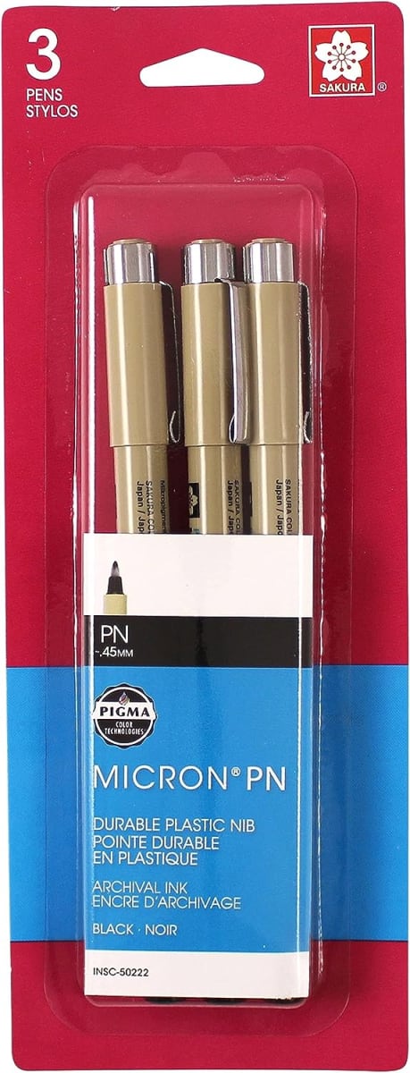 Pigma Micron with Plastic Nib