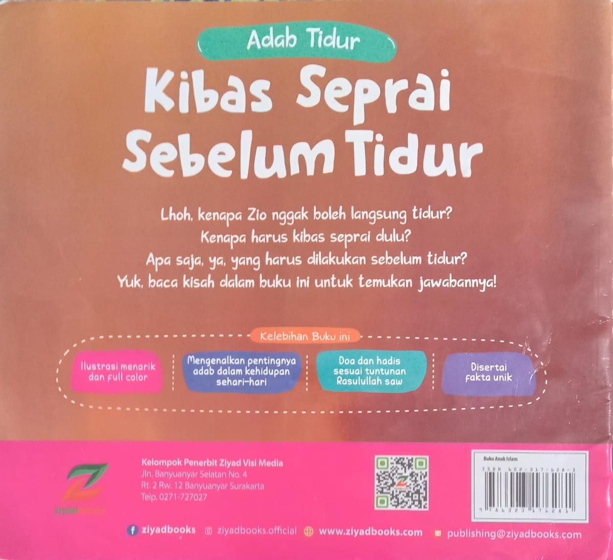 Kibas Seprai Sebelum Tidur