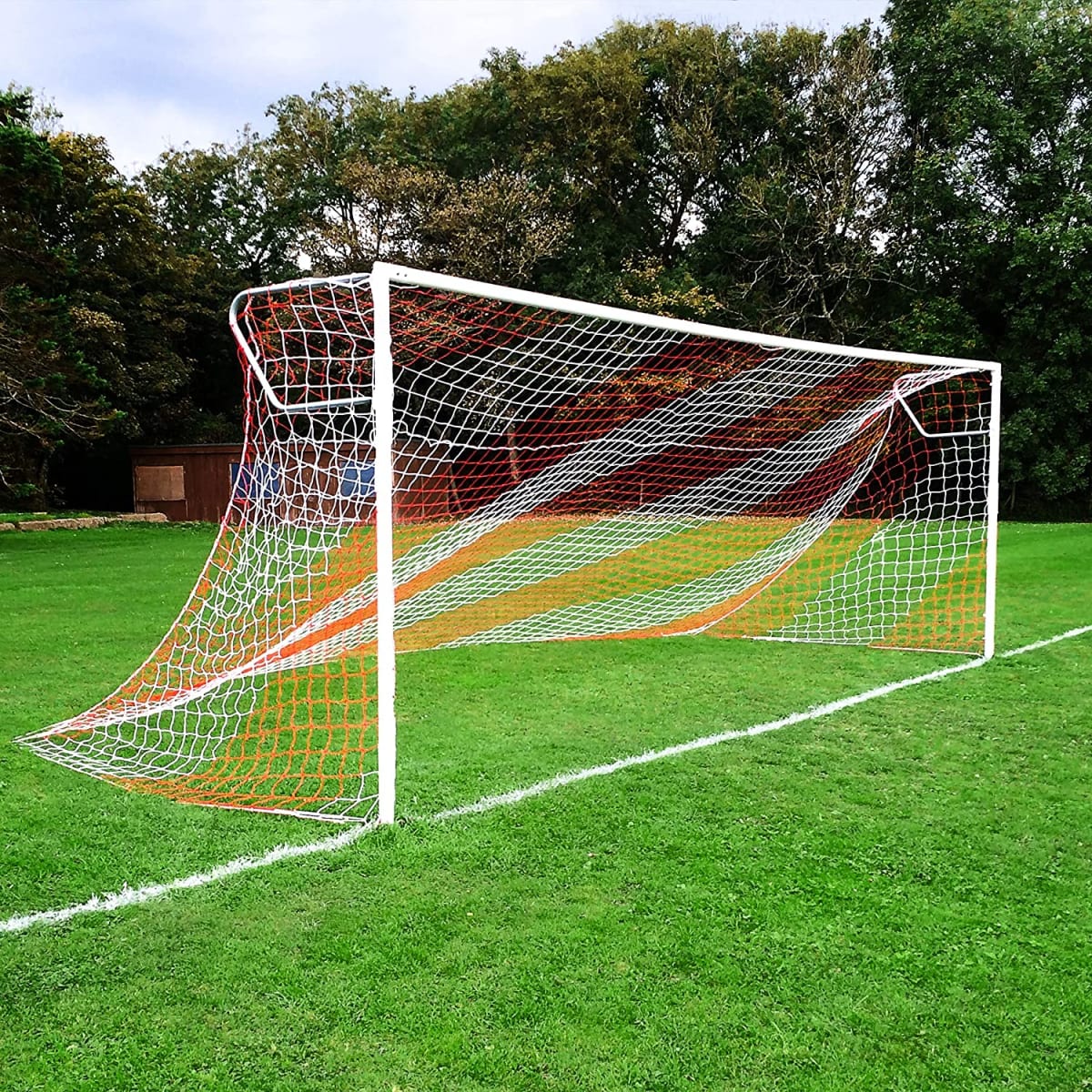 Striped Soccer Goal NET