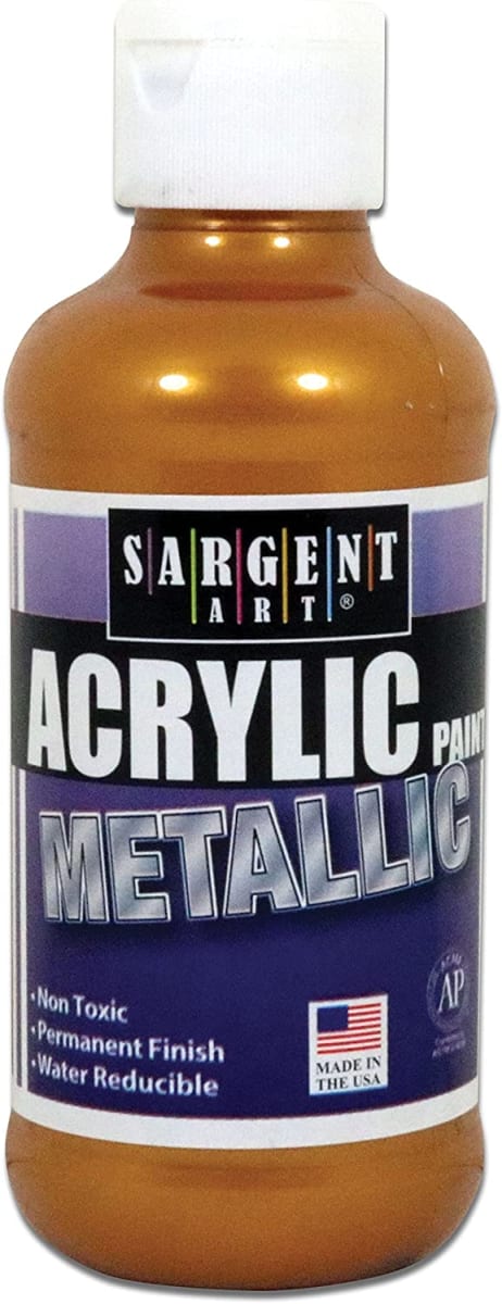 Sargent Art 8 Ounce Liquid Metal Acrylic Paint