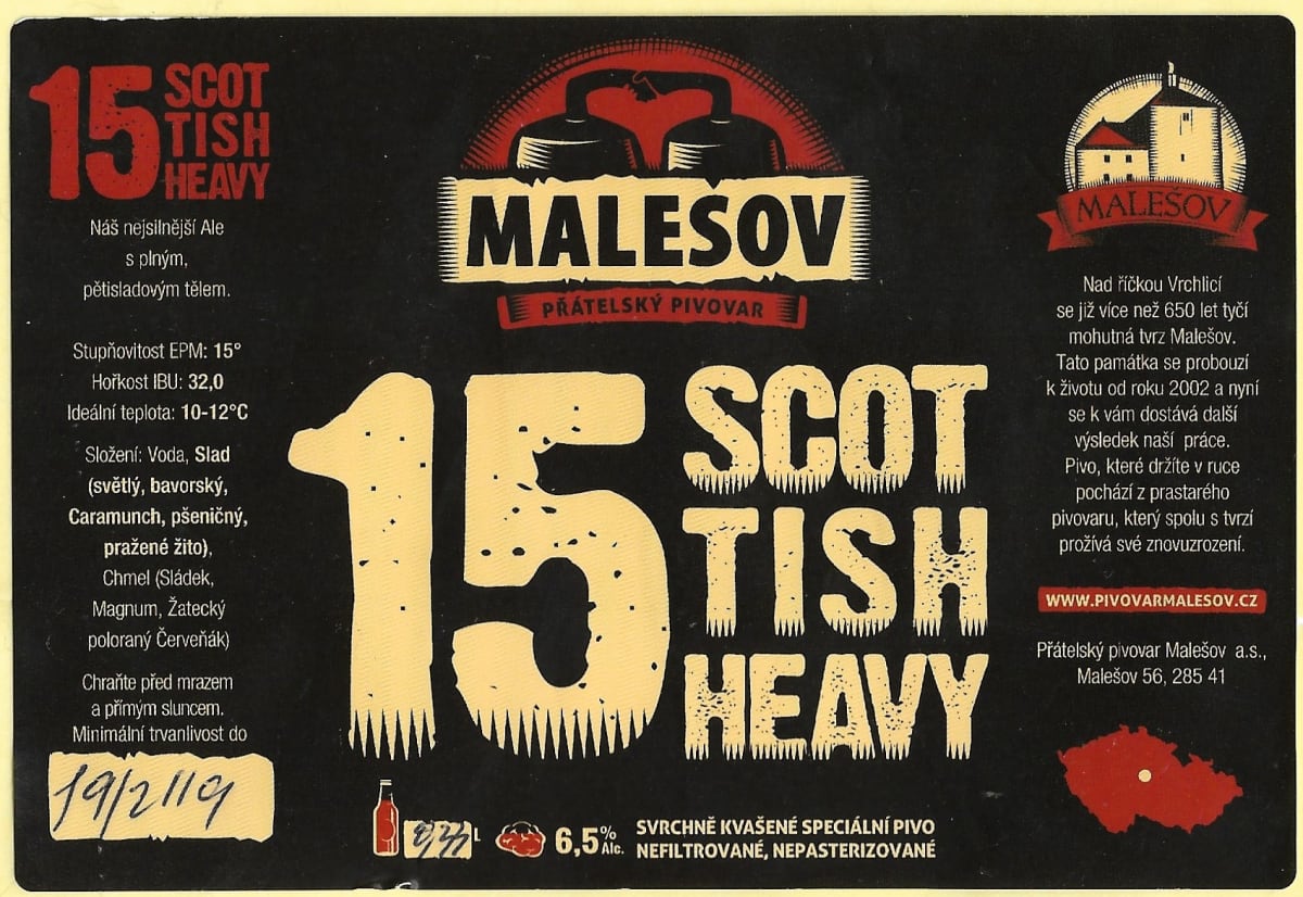 Malešov 15 Scottish heavy