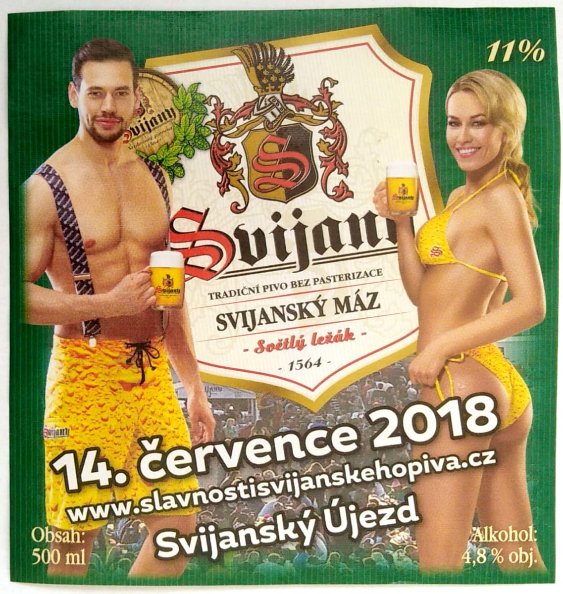 Svijanský máz slavnosti piva 2018